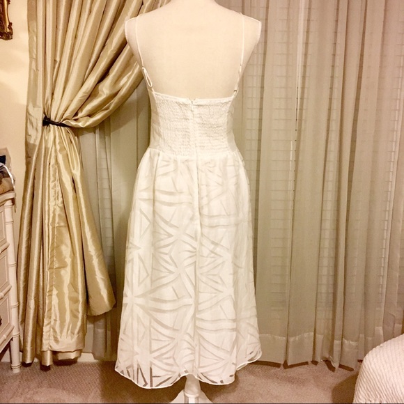 Parker White Miranda Cutout Fit & Flare Dress - Picture 4 of 6